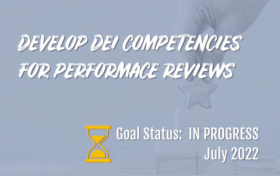 Develop DEI competencies for Performance Reviews