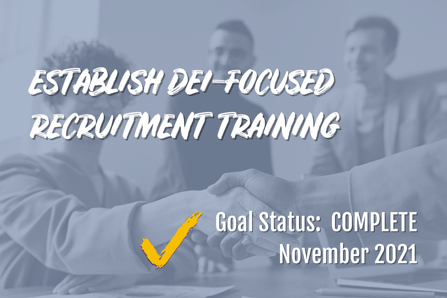 Establish DEI-focused recruitment training