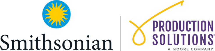 Smithsonian Institution and Production Solutions logos
