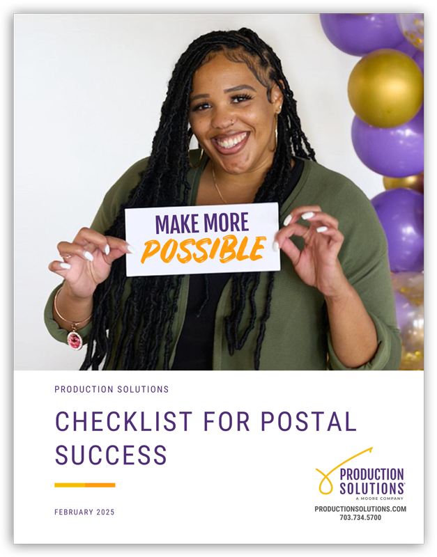 Postal Success Checklist