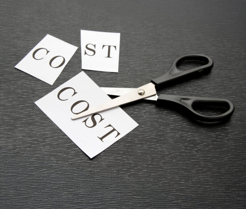 cost-cutting scissors
