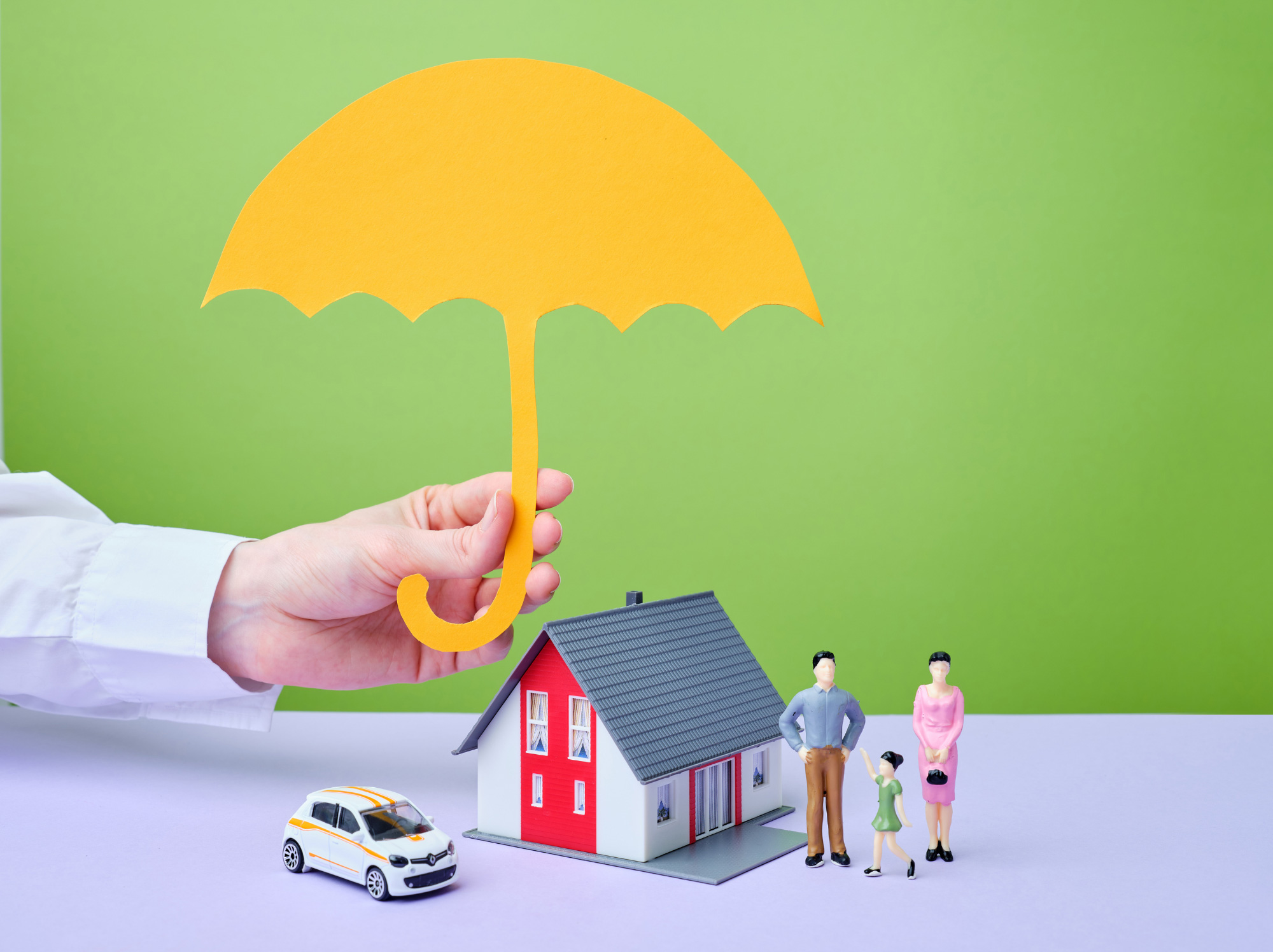 home and auto insurance illustration