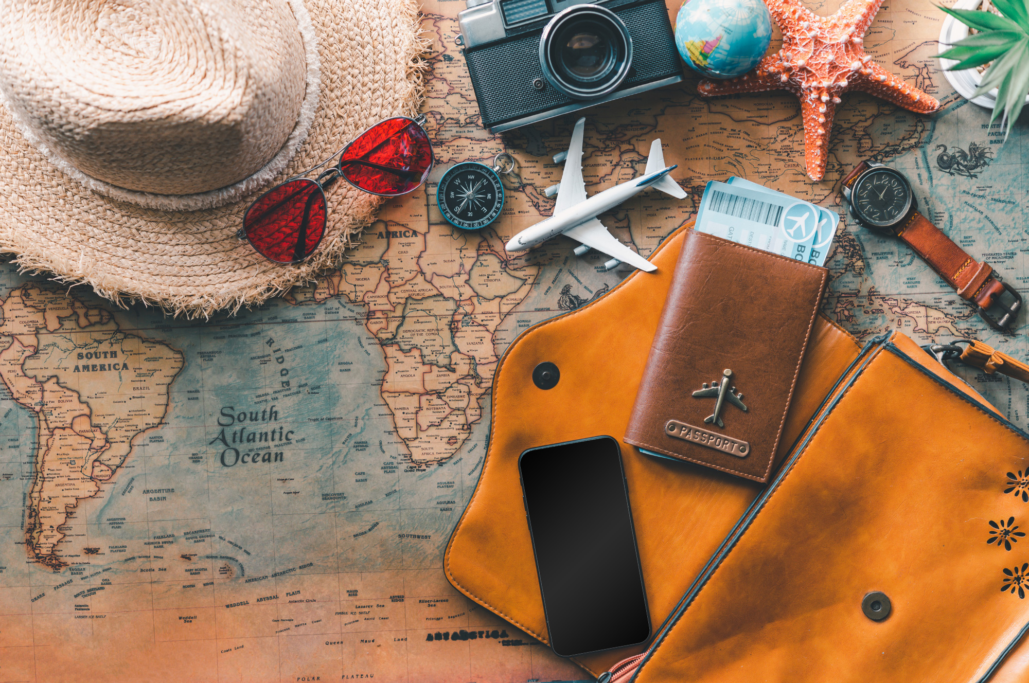 travel, tourism, hospitality items